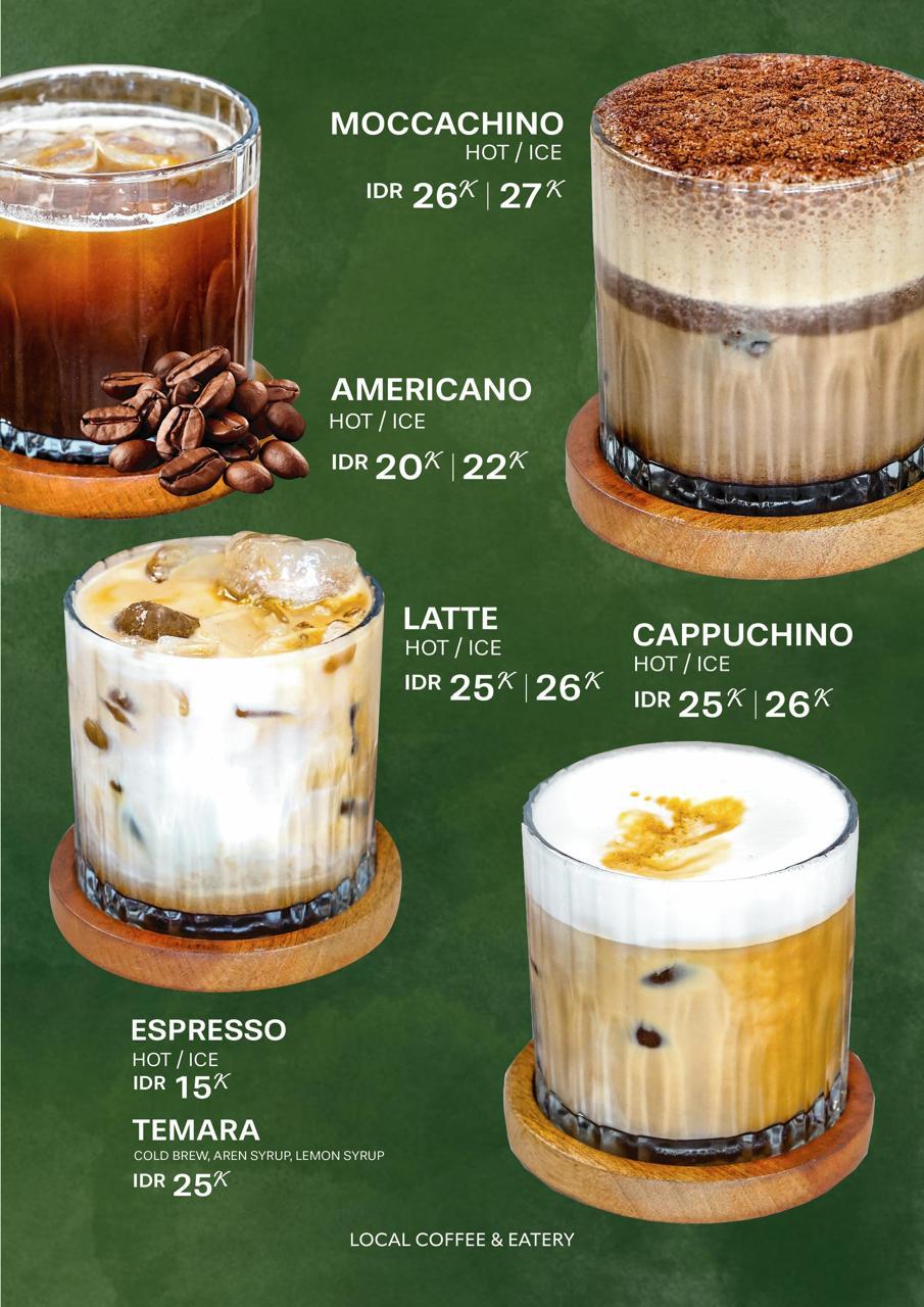 Menu Local Cafe 2
